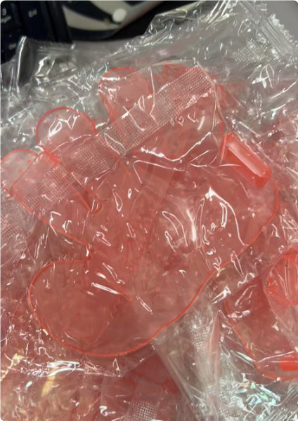 Pet finger grooming brush massage, hand brush cat,