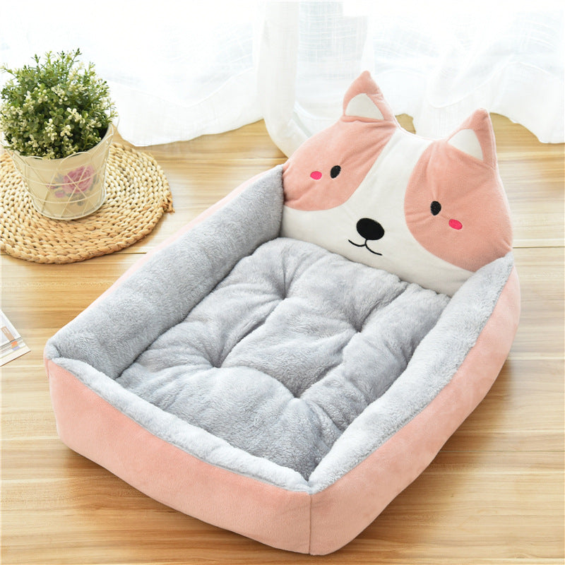 Large Pet Cat Dog Bed 7Colors 