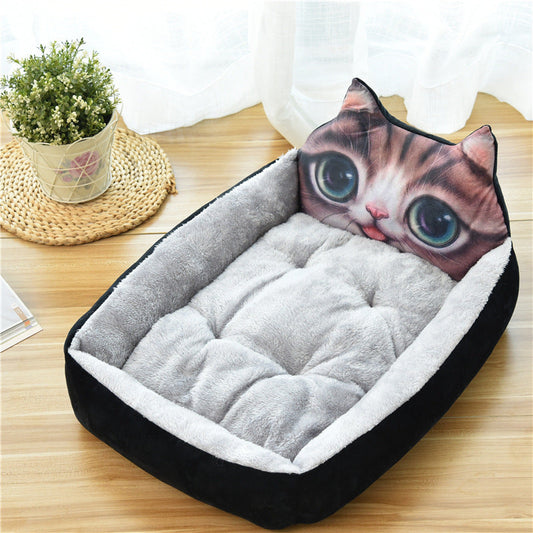 Large Pet Cat Dog Bed 7Colors 